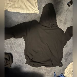 black american eagle pull over